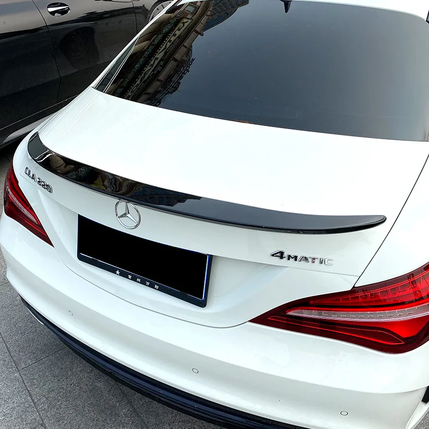 

For Mercedes-Benz CLA W117 C117 AMG Style Gloss Black Rear Spoiler Trunk Wing 2013-2019