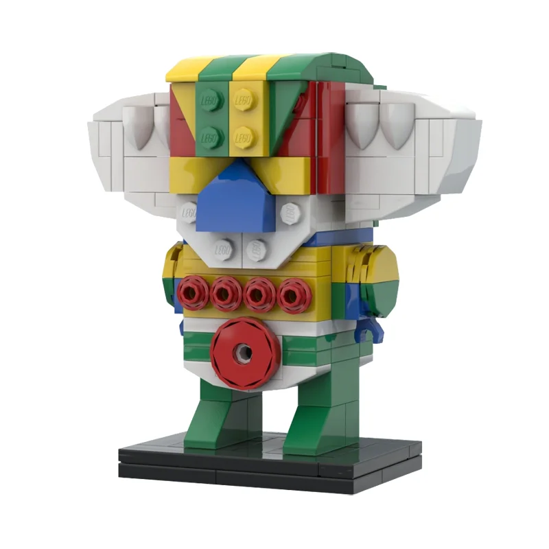 155 pièces MOC Brickheadz JEEG KOTETSU Robot en acier Modèle de construction Blocs de construction Jouet d'architecture Idée de cadeaux de Noël Éducation Briques Enfants