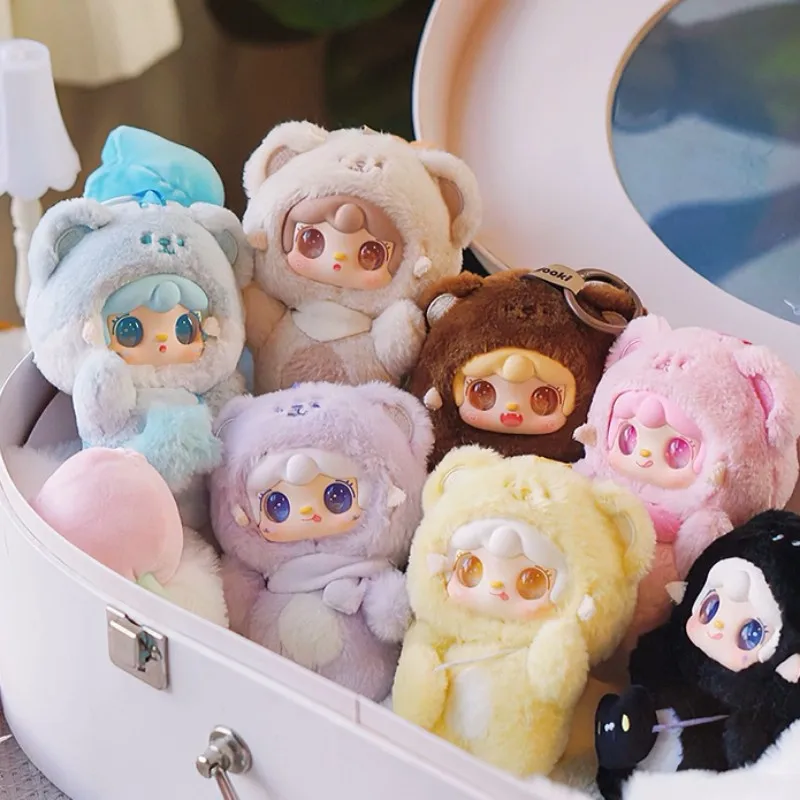 

Yooki Take a Bite of Bear Series Blind Box Cute Yooki Action Figure Anime Doll Plush Surprise Box Mystery Bag Pendant Gift Toys
