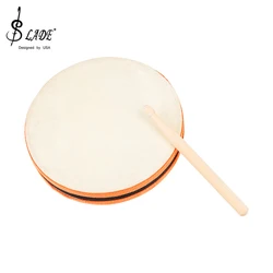 SLADE Hand Drum Double-sided Sheepskin Tambourine Percussion Instrument Portable Kids Musical Gift Child Educational Toys