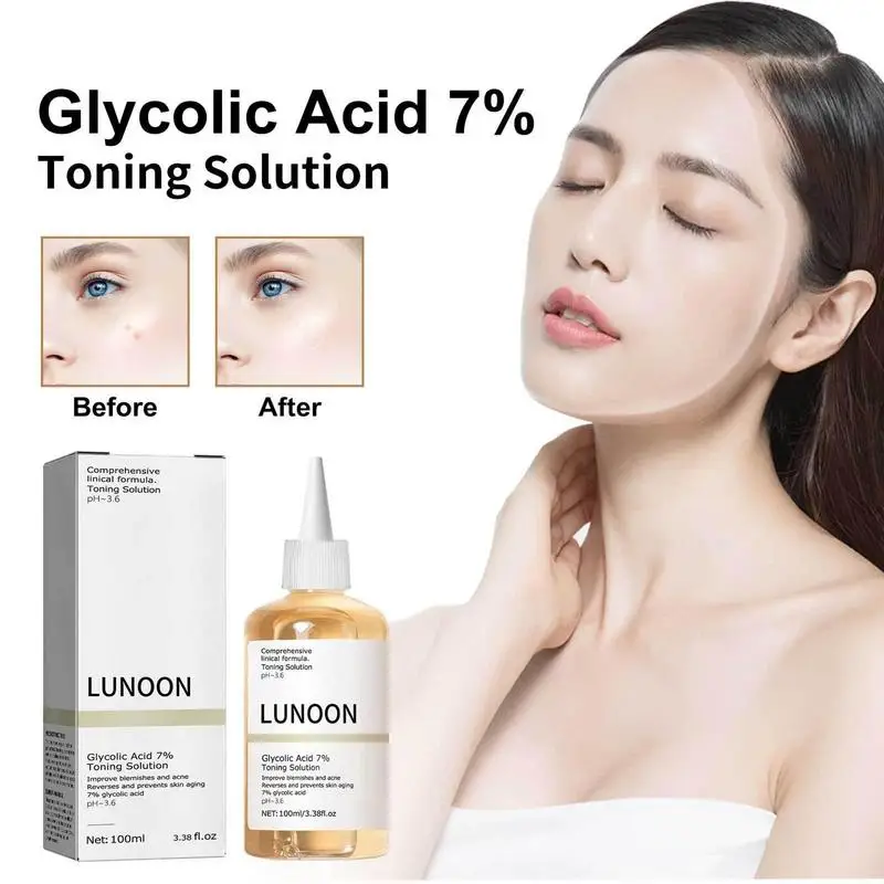 Glycolic Acid 7 Toner 100ml Remove Acne Fade Acne Marks Improve Skin Hydrating Whitening Moisturize Toning Products