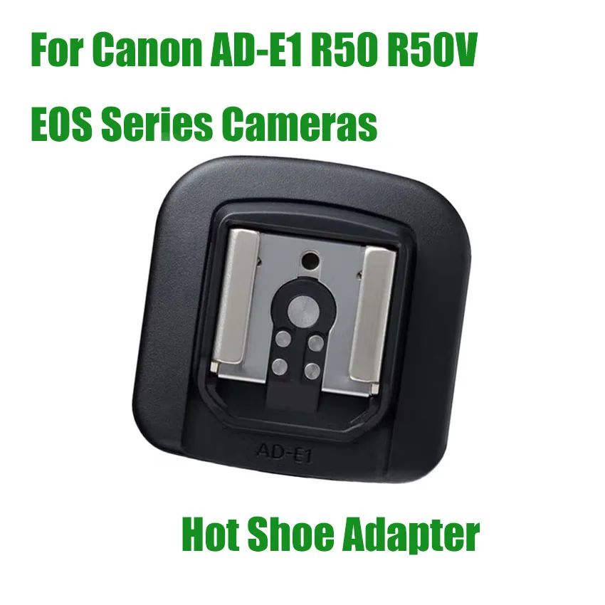 AD-E1 Multi-Function Hot Shoe Adapter Original Flash Mount Converter for Canon EOS R50 R50V Camera, Standard Speedlite Accessory