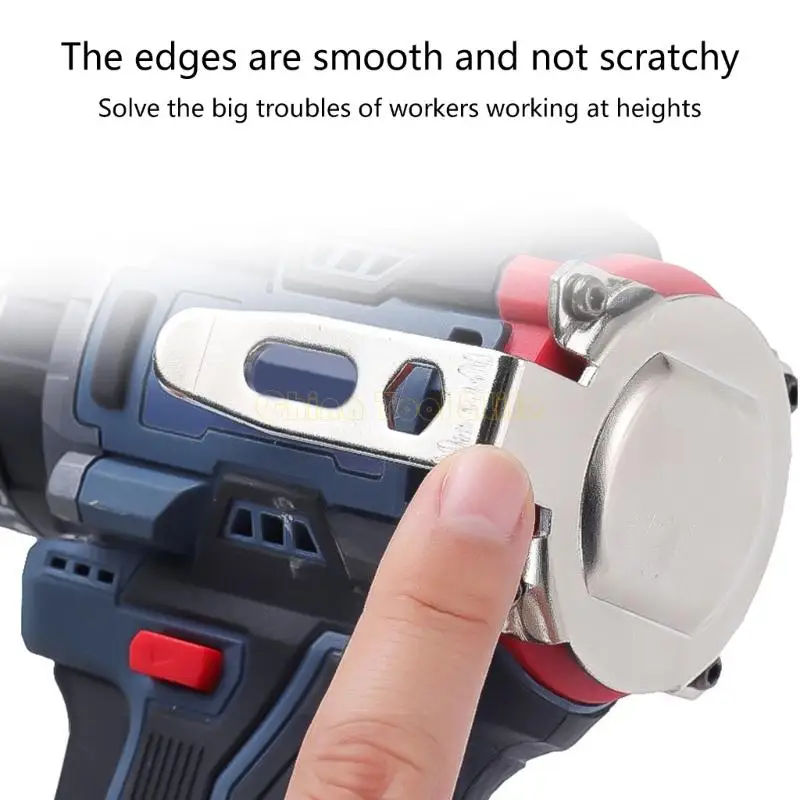57qf Antislip Power Tool Clip Clill Cink per lavorazione del legno e ristrutturazioni domestiche