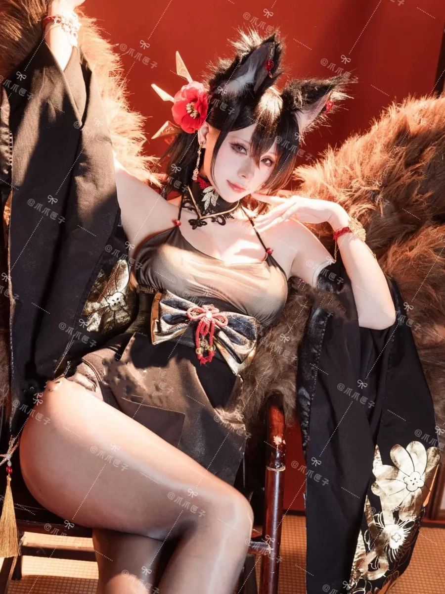 

COWOWO Azur Lane Omi Custom Cosplay Costume Cos Game Anime Party Uniform Hallowen Play Role Clothes Clothing