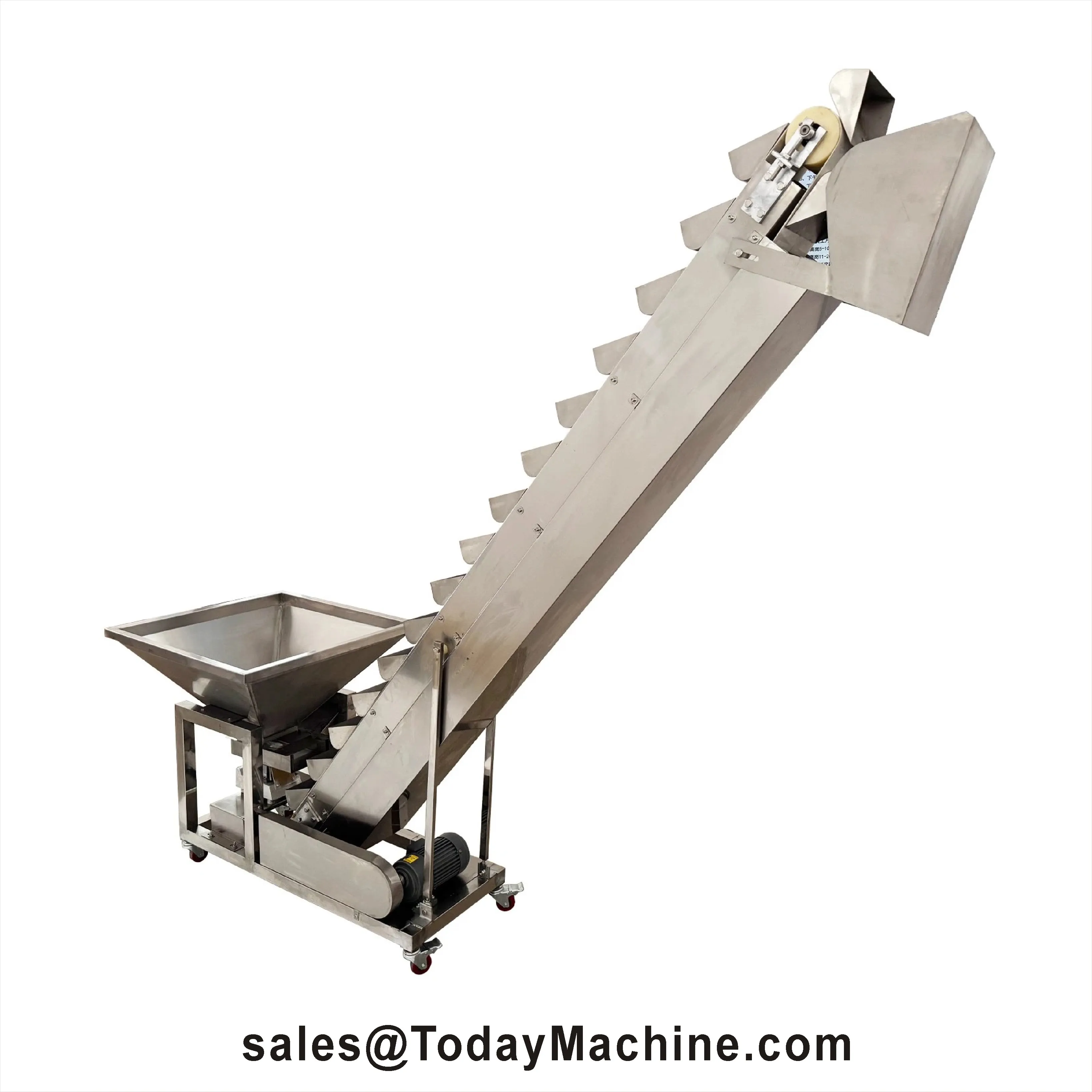 Easy Operation Z Type Bucket Elevator Conveyor for Candy Gummies and Chocolates