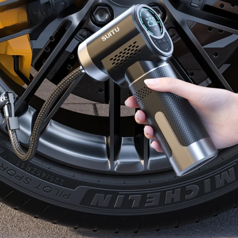 

150PSI Wireless Car Air Compressor Electric Portable Smart Car Tire Air Pump for Car Motorcycle Bike Tire Boat Ball