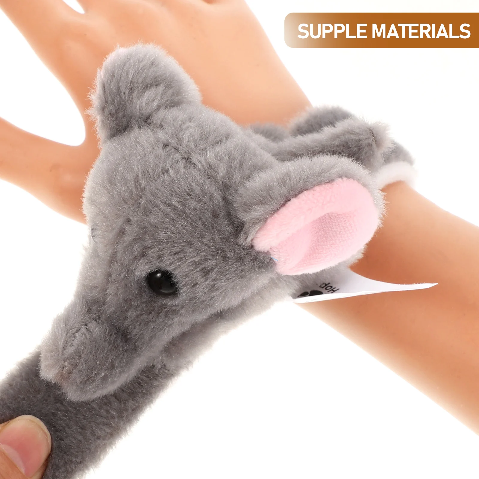 

6 Pcs Simulated Animal Bracelet The Wildlife Party Slap Bracelets Printing Toddler