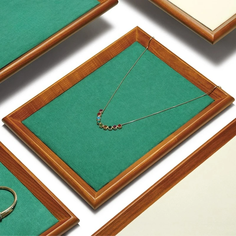 

Поднос для демонстрации ювелирных изделий, кольца, серьги, культурные и декоративные предметы, поднос для демонстрации инвентаря, поднос для хранения ювелирных изделий из цельного дерева.