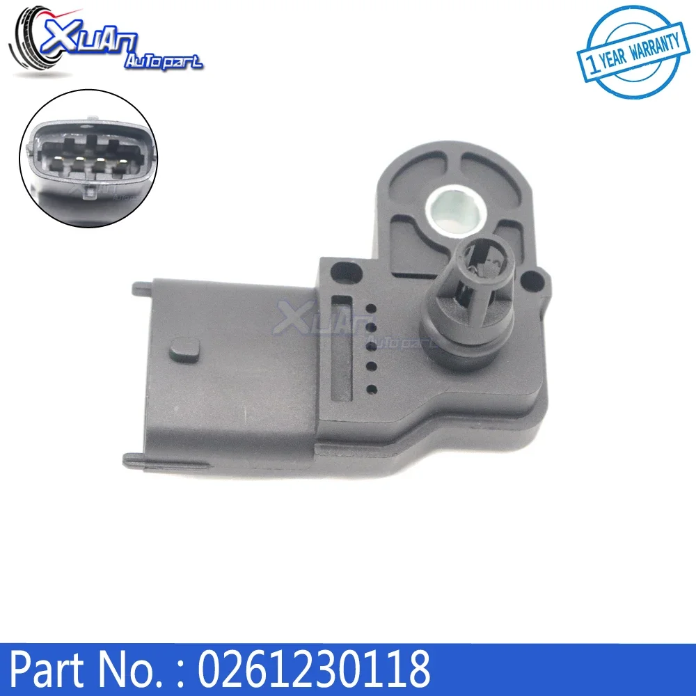 XUAN For MITSUBISHI CEDIA GALANT MIRAGE COLT LANCER SMART FORFOUR 1.1 1.3 1.5 0261230118 Boot Manifold Pressure MAP Sensor