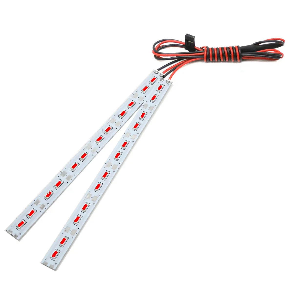 

24 LED Chassis Light Metal LED Strip 6V for 1/10 1/8 RC Car Crawler Buggy,Red