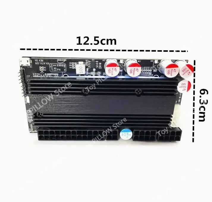 New 16~ 60V wide voltage input DC-ATX-320W high power desktop  module 48V silent 19V