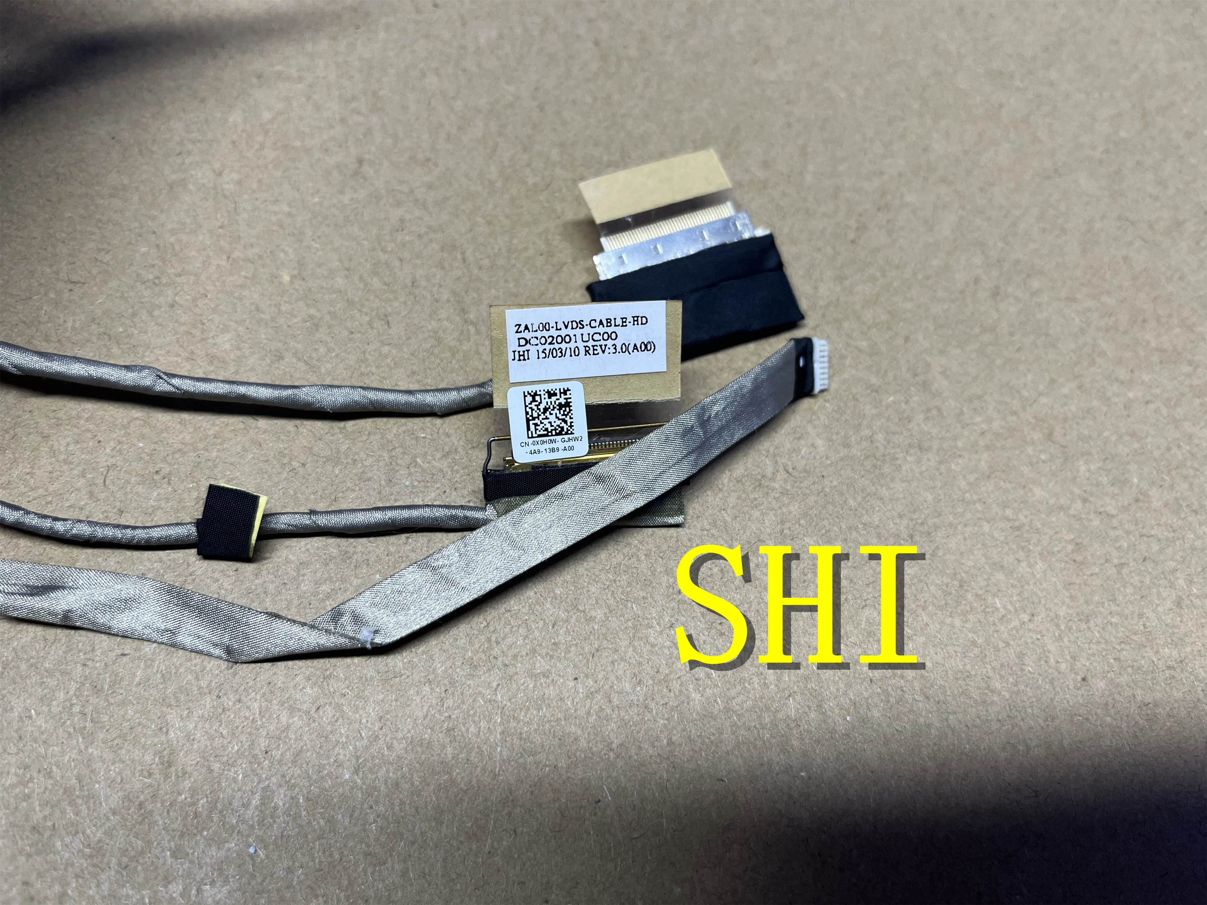 0X0H0W Laptop LCD Display Flex LVDS Cable For Dell Latitude 3540 E3540 3000 L3540 ZAL00  DC02001UC00 Free shipping