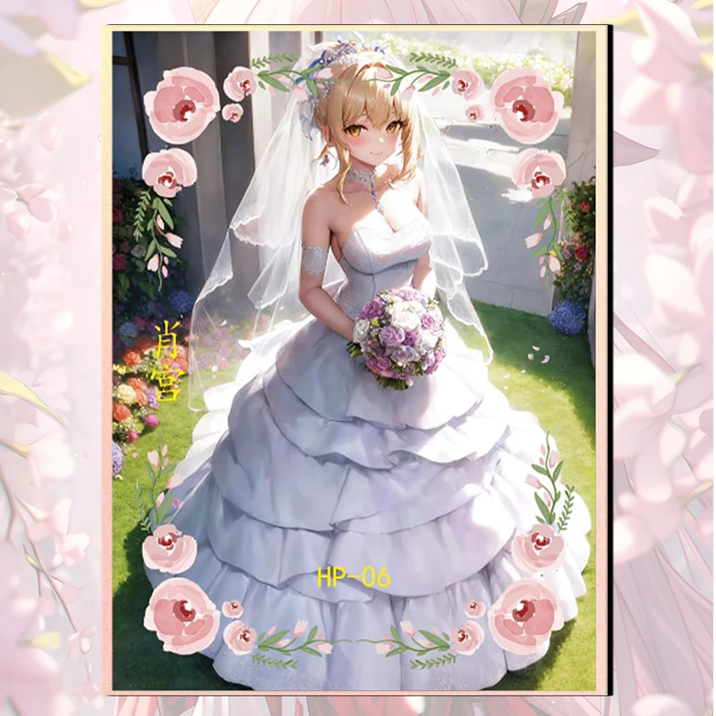 Goddess Story Diary of a Honey Love HP Wedding Dress Series Card Eula Yae Miko Sangonomiya Kokomi Yoimiya boy Toy Birthday gifts