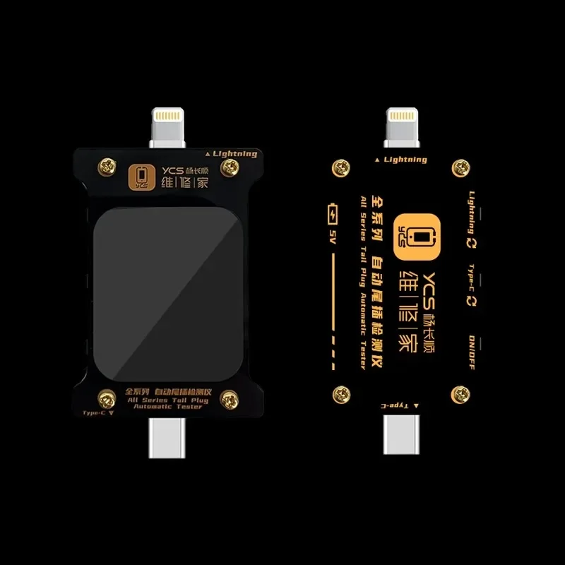 YCS-probador automático de detección de inserción de cola, serie completa para iPhone, Android, Lightning, tipo C, Huawei, Xiaomi, reparación de todos los modelos