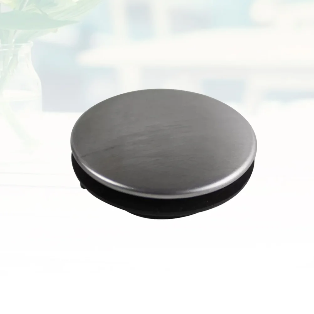2 Pcs Stainless Steel Tub Drain Cover Sink Overflow Cap Soap Dispenser Basin Hole