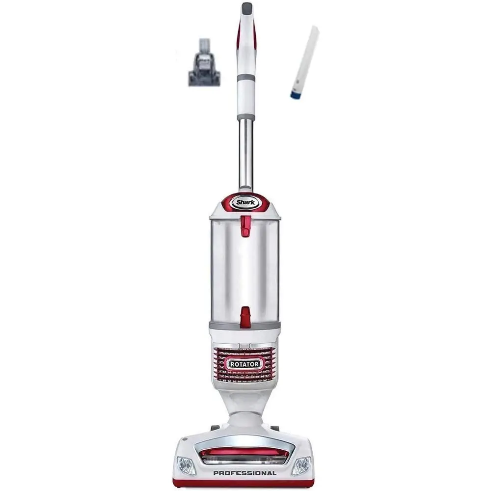 

Upright HEPA Filter Vacuum Cleaner for Carpets, Wood, and Laminates with XL Dustbin