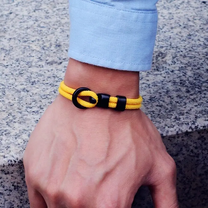 Unique Paracord Survival Bracelet Homme Bilayer Lucky Red Rope Braclet Men Original Gift Pulsera Camping Jewelry Bileklik Erkek