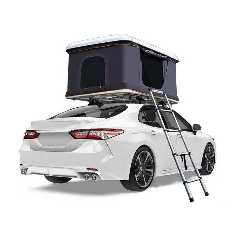 Folding vehicle-mounted tent two-person road trip suv car travel lifting top outdoor hard shell roof  wholesale