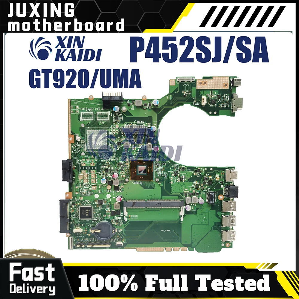 

P452SA For ASUS Laptop Motherboard PE452SA in PRO452SA Shell P452SA etc Boards​ W/CPU Laptop Mainboard