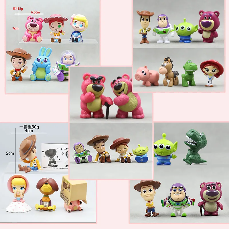 

Милый Базз Лайтер Вуди Клубничный Медведь Трехугольный Мальчик Мультяшная Фигурка Интерьер Автомобиля Настольный Декор Украшения Аксессуары Игрушки