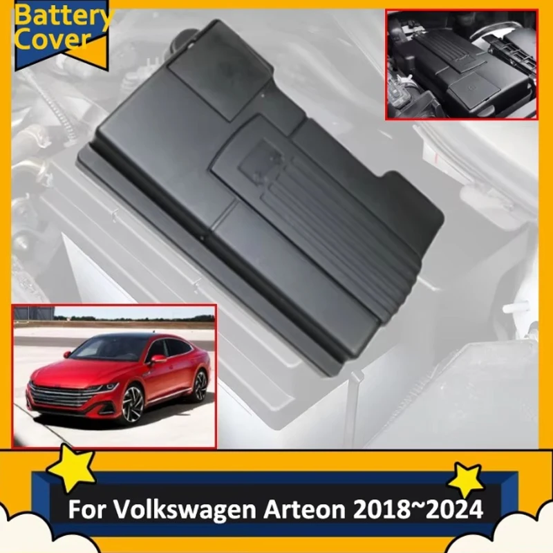 Carbon Fiber Front Engine Hood Bonnet Cover Fit For Volkswagen Arteon VW CC 2018 2019 2020 2021 2022 2023 2024 Car Accessories