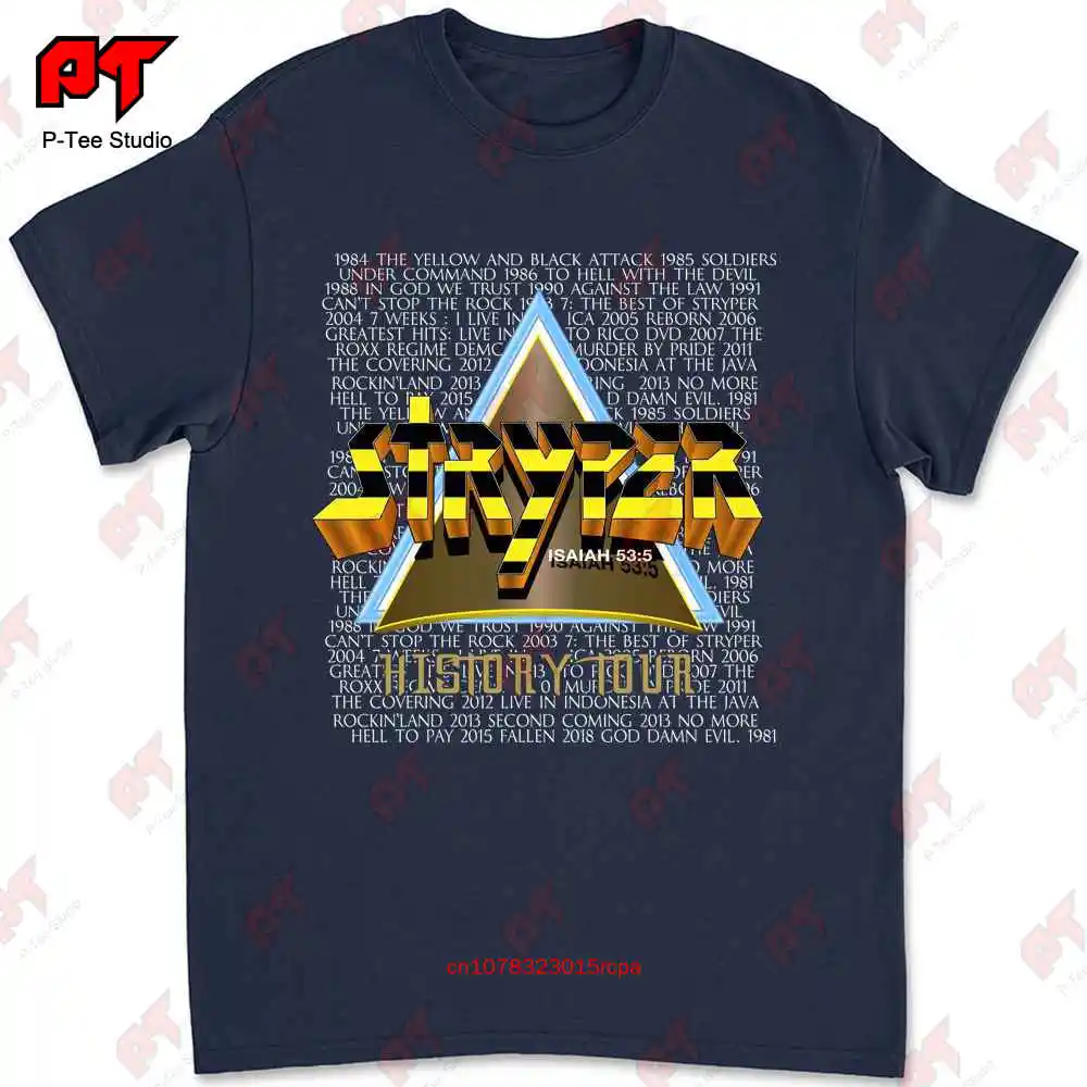 Stryper 2019 History Cd Vinyl Dvd Poster T-shirt BGOL