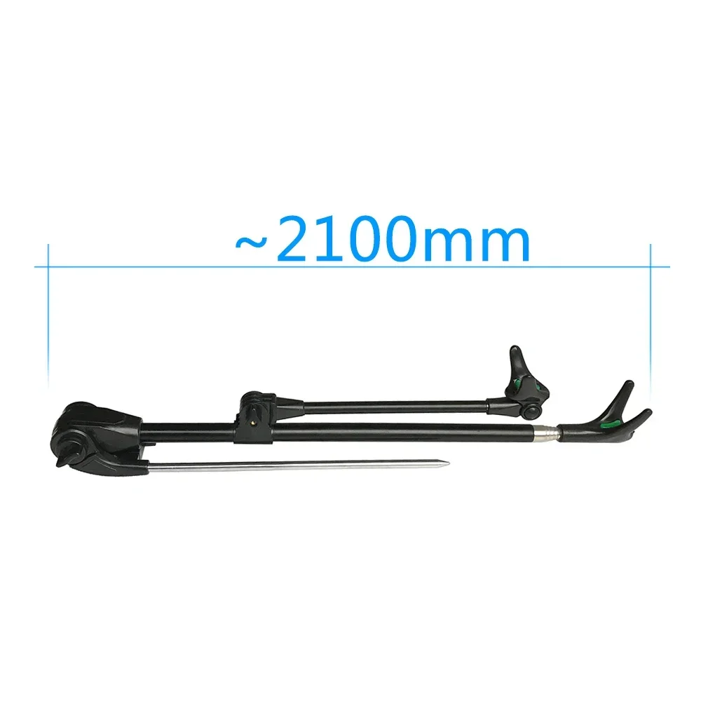 De poissons Rod Stand Support Angle Réglable Cannes À Pêche Titulaire 1.7 M 2.1 M Télescopique De Pêche Outil Main Porte-Canne
