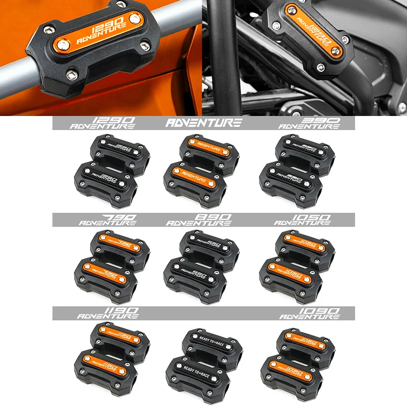 

For KTM Ready to Race Duke 390 690 790 890 1190 Rc 1290 13901050 Adventure Moto Bumper Blocks Engine Guard Crash Bar Protection