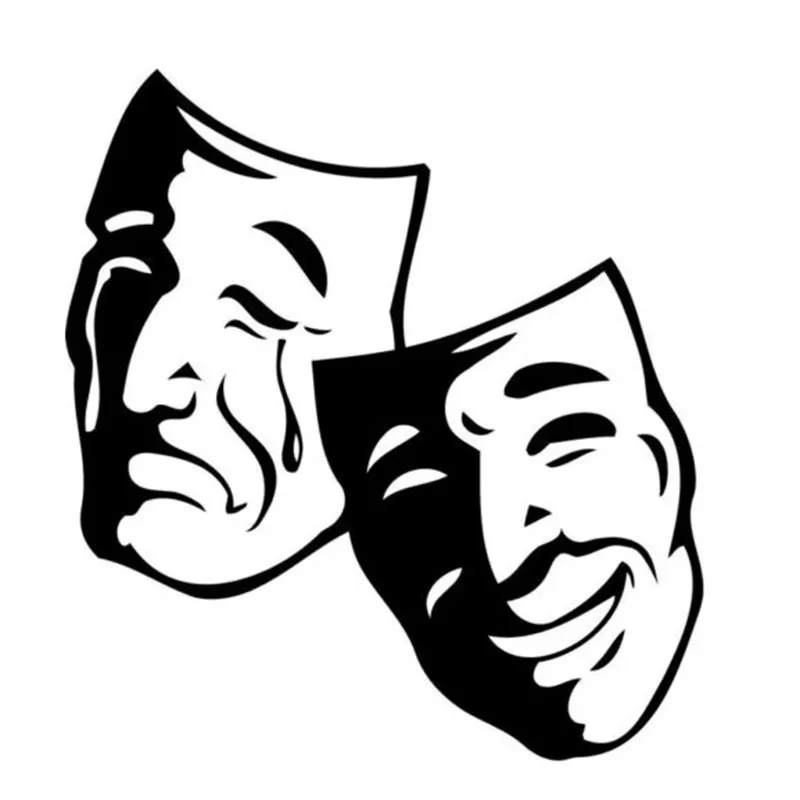 

Face art design, car window bumper, motorcycle decoration, vinyl waterproof car sticker