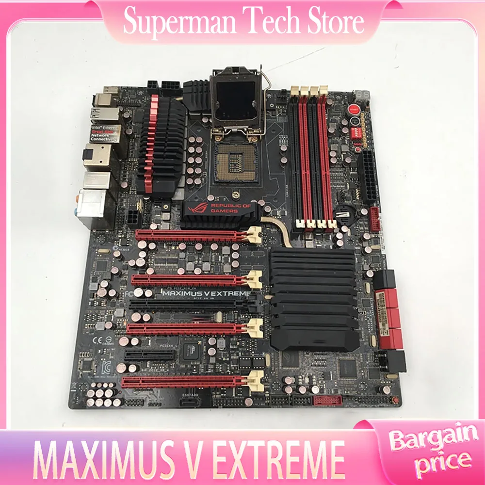 

MAXIMUS V EXTREME M5E Workstation Motherboard 1155 DDR3 For ASUS Z77