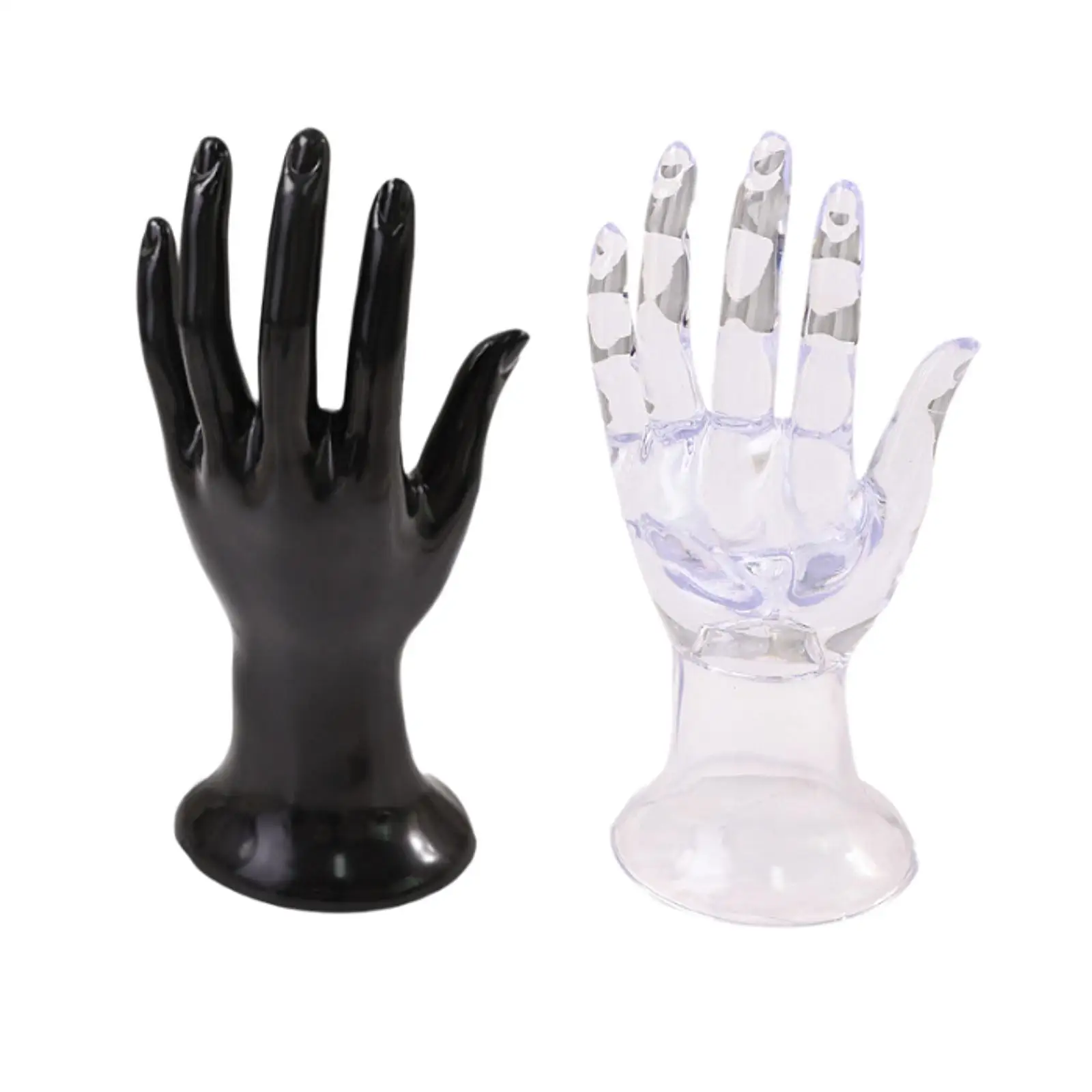 

Ring Holder Hand Mannequin Model Bracelet Display Rack Necklace Ring Stand Jewelry Organizer for Desktop Dressing Room Stores