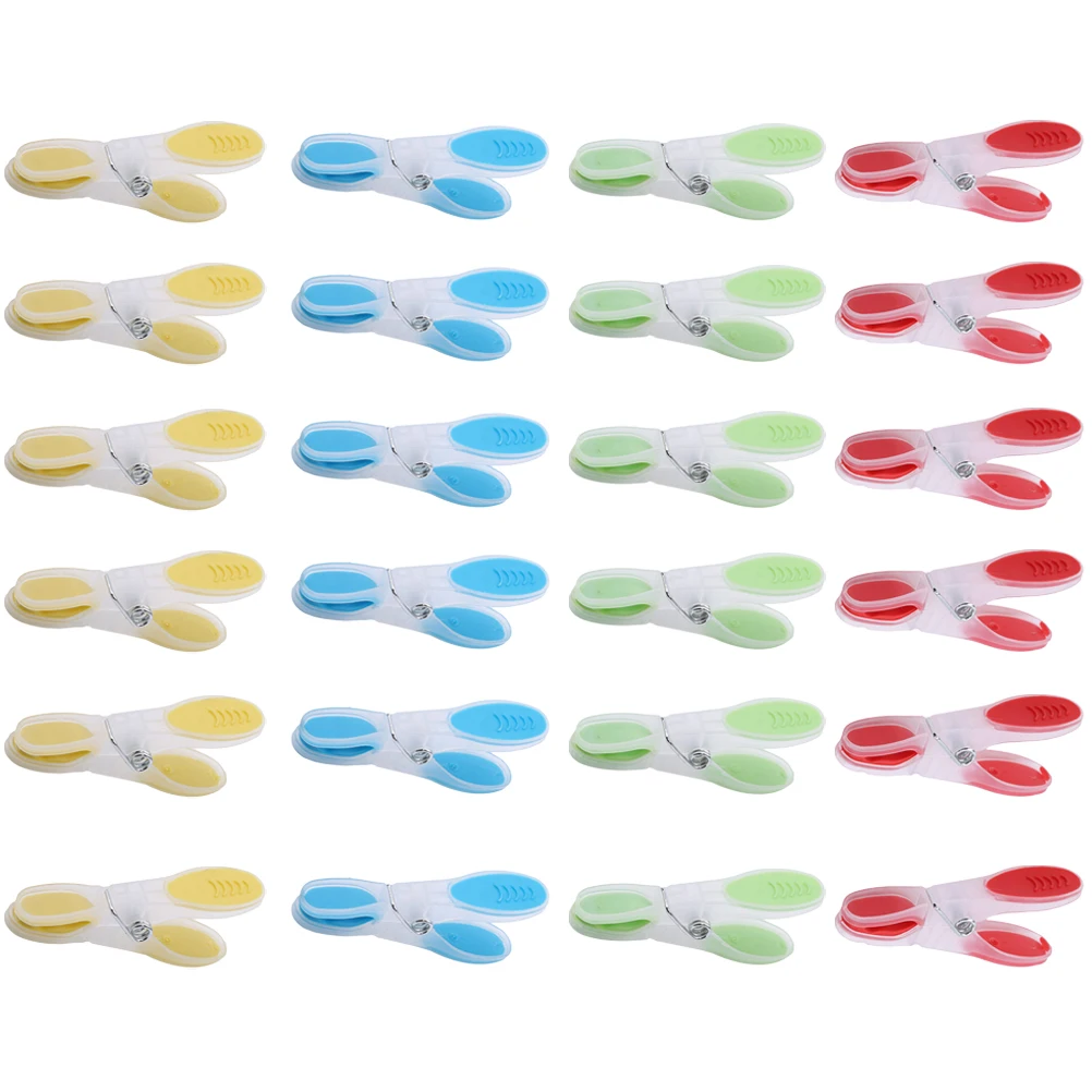 

Quilt Anti Slip Sock Clip Hanging Clamps Plastic Clothes Pegs Long Lasting For Scarf Tie Socks Underwear Suit