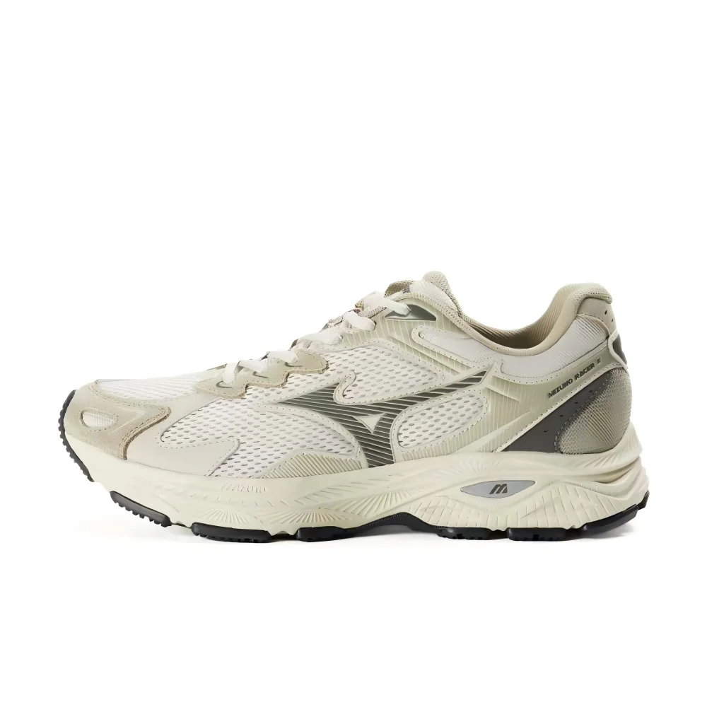 

Mizuno Racer S West Lake Longjing Unisex Low-Top Casual Runners – Green/White, Retro Comfort, Breathable Training D1GH223515