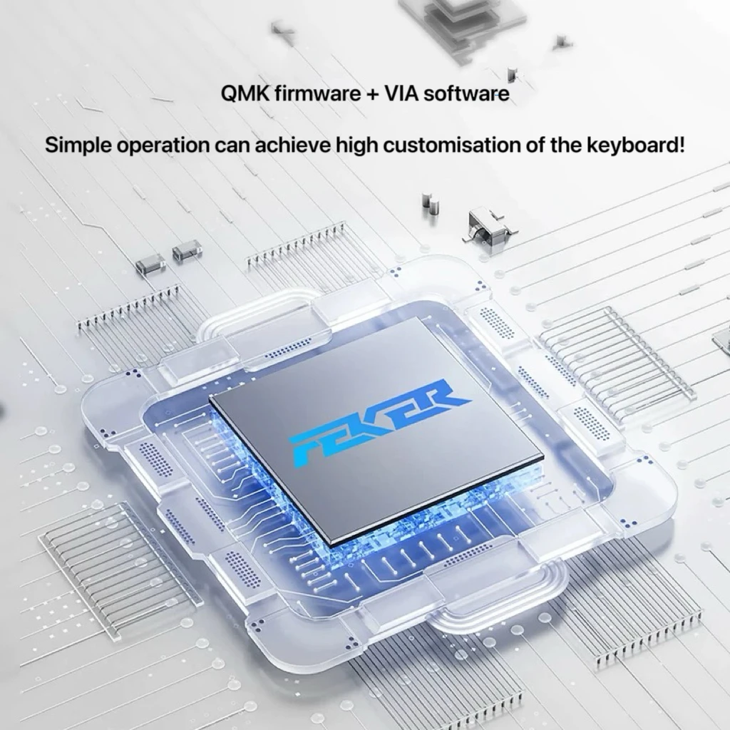 Alice98pro Shaped Ergonomics 3° Slope Full Key Hot Pluggable RGB Lighting Mechanical Keyboard