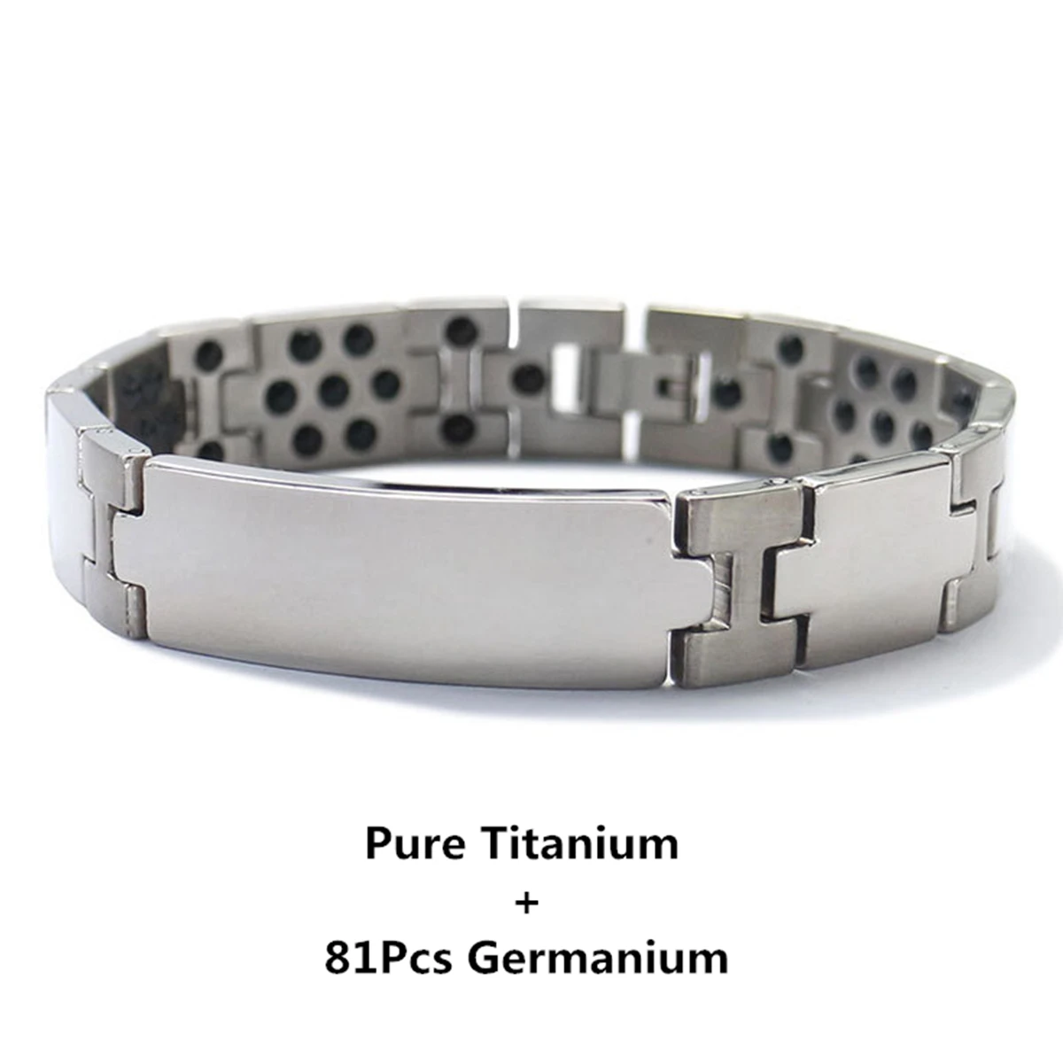 Pure Titanium Hematite Therapy Bracelet Tungsten Ceramic Blood Pressure Slimming Bracelet Weight Loss Bracelet