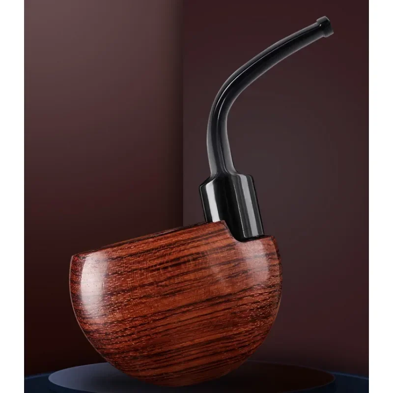 

Imported Rosewood Pocket Pipe Handmade Solid Wood Tobacco Pipe 9mm Filter Men's Gift Small Hand Portable Pipe