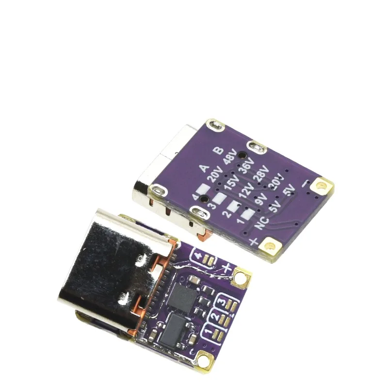 PD3.0 PD3.1 QC3.0 Fast Charge Trigger Module, Type-C PD Voltage Detector Booster, PD To DC Power Supply