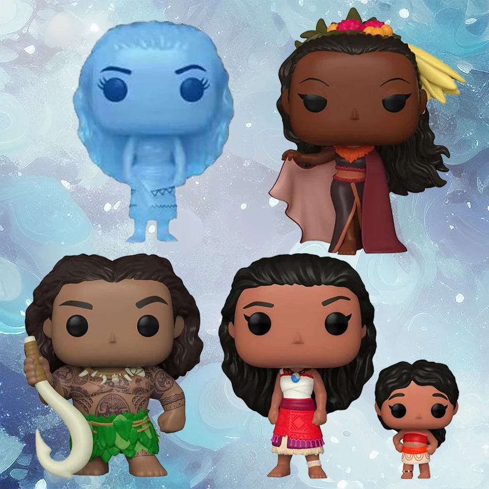 Funko Pop Disney Moana 2 Moana & Simea #1546 Maui #1547 Matangi #1548 Vinyl Action Figures Toys Collectible Dolls Gifts