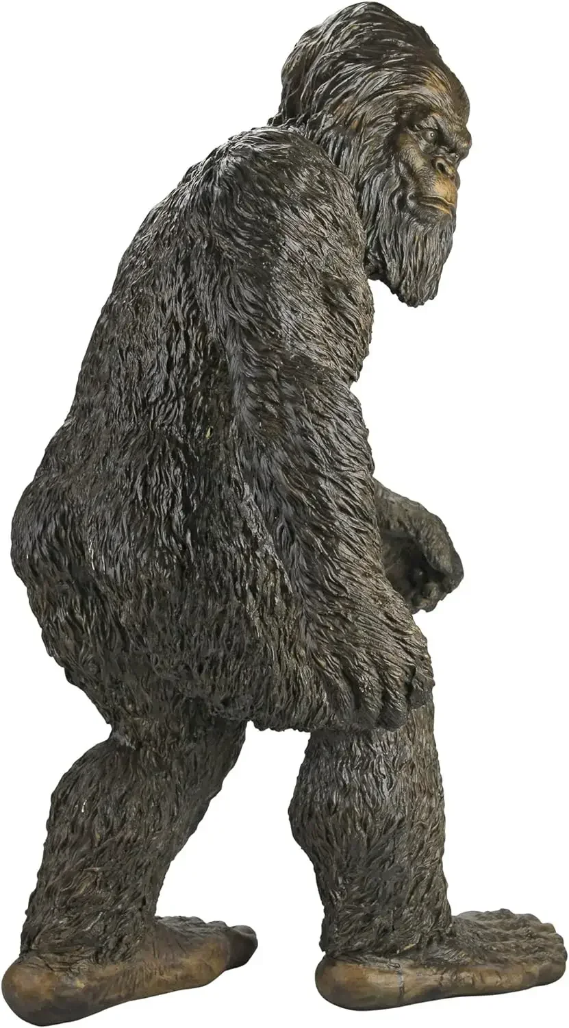 Imagem -04 - Bigfoot The Yeti Indoor And Outdoor Jardim Estátua Escultura Cryptic Grande 28 Polegadas de Altura Polyresin Handcast Brown Finish