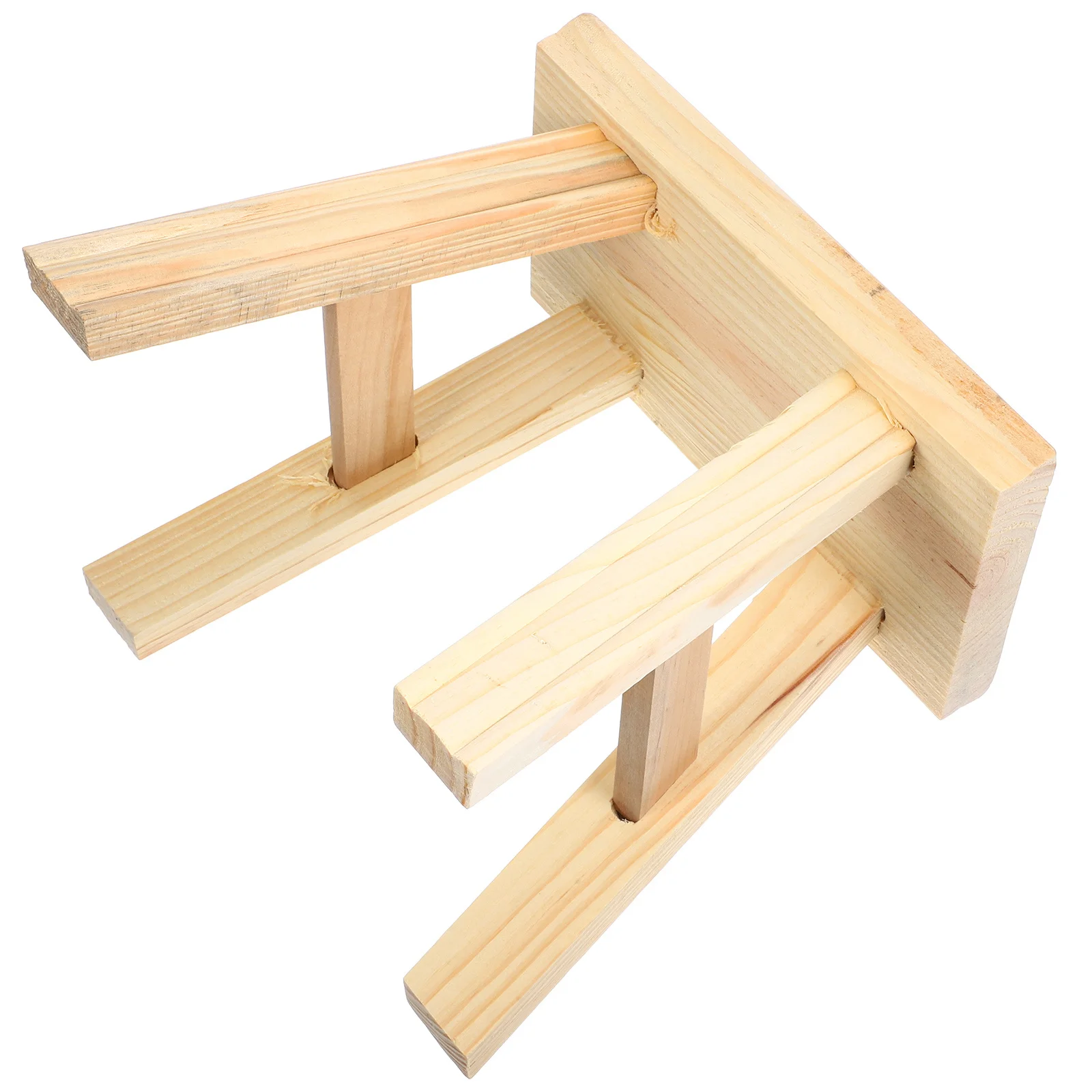 الخشب الصلب خطوة صغيرة البراز أحذية مستقرة تغيير البراز منخفضة البراز للمنزل النوم الحمام المطبخ الجلوس