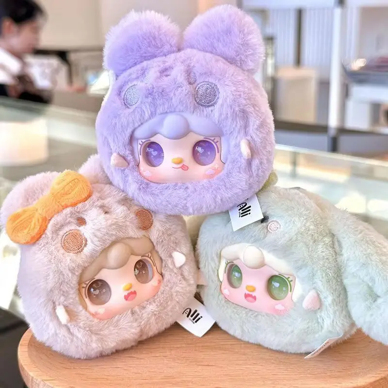 

Подлинная серия Yooki V11 Cutely Rabbit, загадочная плюшевая слепая коробка, виниловый рюкзак, подвеска, украшение для рабочего стола, милый кролик, кукла, подарки