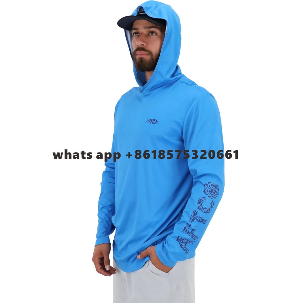 Sudadera con capucha para deportes al aire libre para hombre, Camisa De Pesca transpirable con protección Uv, ropa personalizada multifunción, Verano