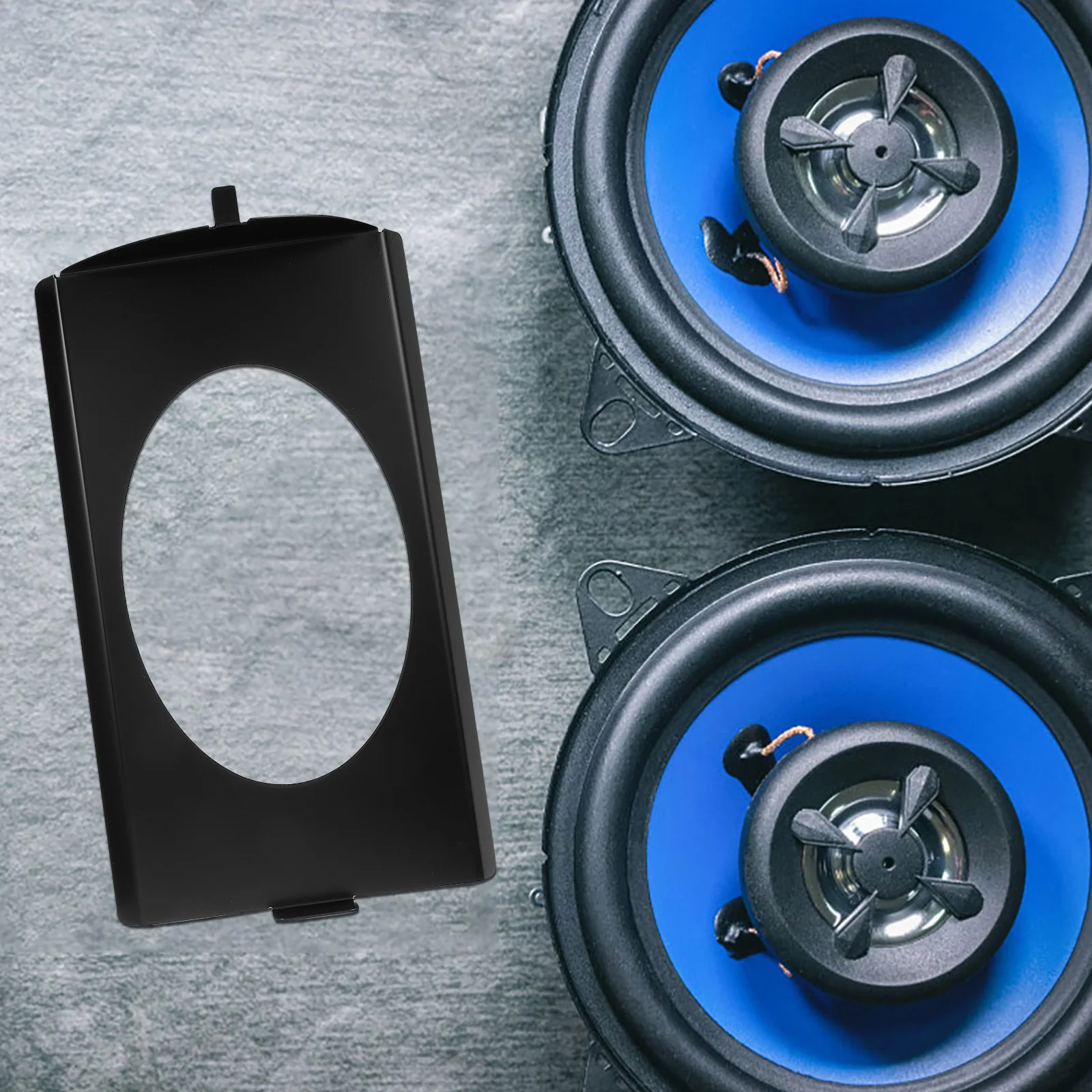 

2 Pcs Speaker Stand Car Extension Rings behind Seat Brackets Speakers Refit Adapter Automotive Gasket No. 16 Steel for