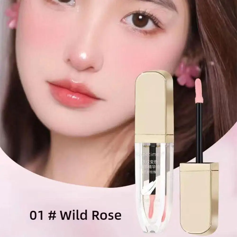 Crystal Jelly Lip Balm ลิปสติกอุณหภูมิสีเปลี่ยน GLOSS Moisturizer แต่งหน้า Balm เครื่องสําอางค์ Lip โปร่งใสยาวนาน K W2O8