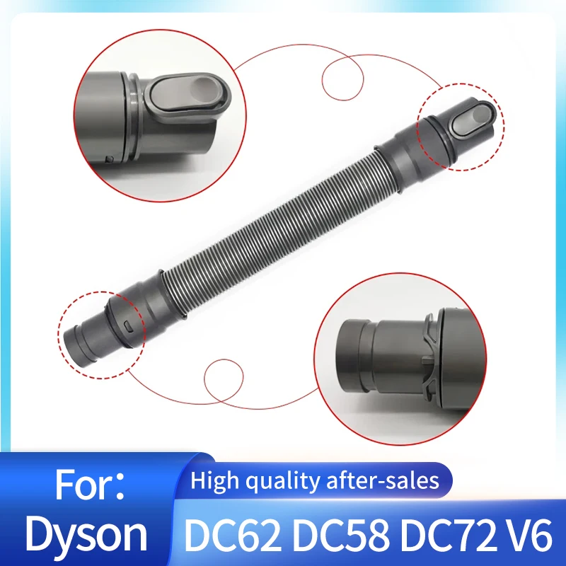 For Dyson V6 DC35 DC45 DC52 DC58 DX901 DC Series Vacuum Cleaner Attachments Hose Flexible Extension Tube Telescopic Pipe Fitting