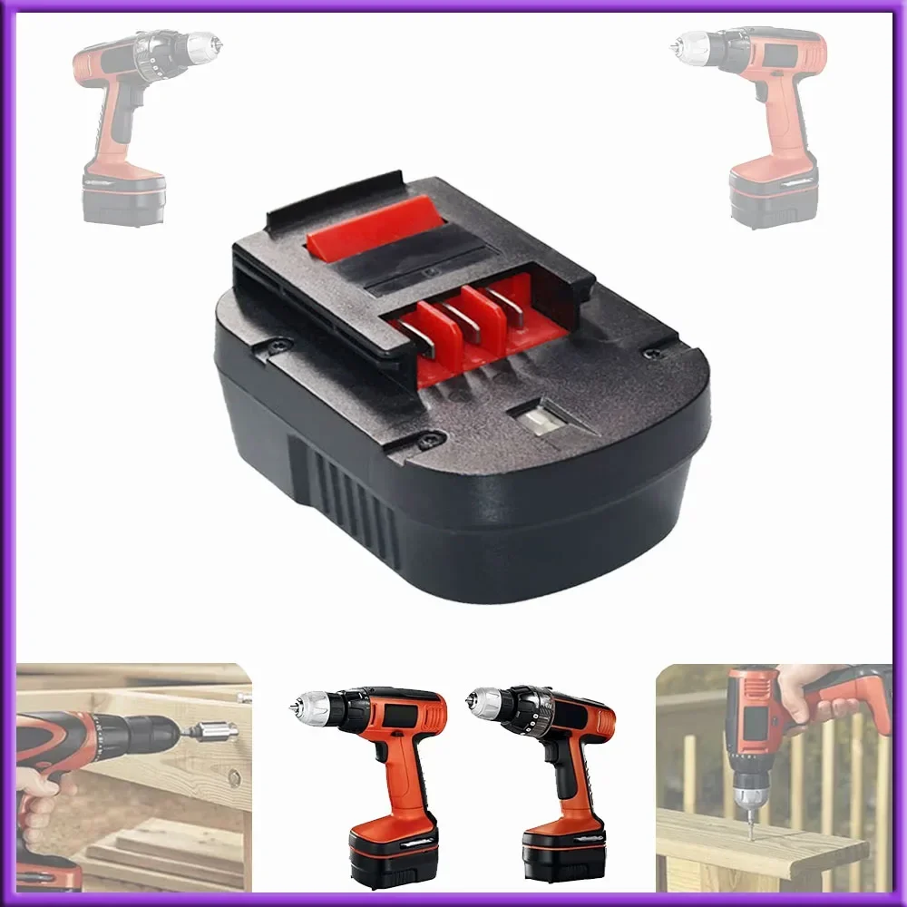 12V 4000/6000mAh Ni-MH bateria do Black & Decker A12ex Fsb12 Fs120b A1712 HP12k HP12 wymiana elektronarzędzie