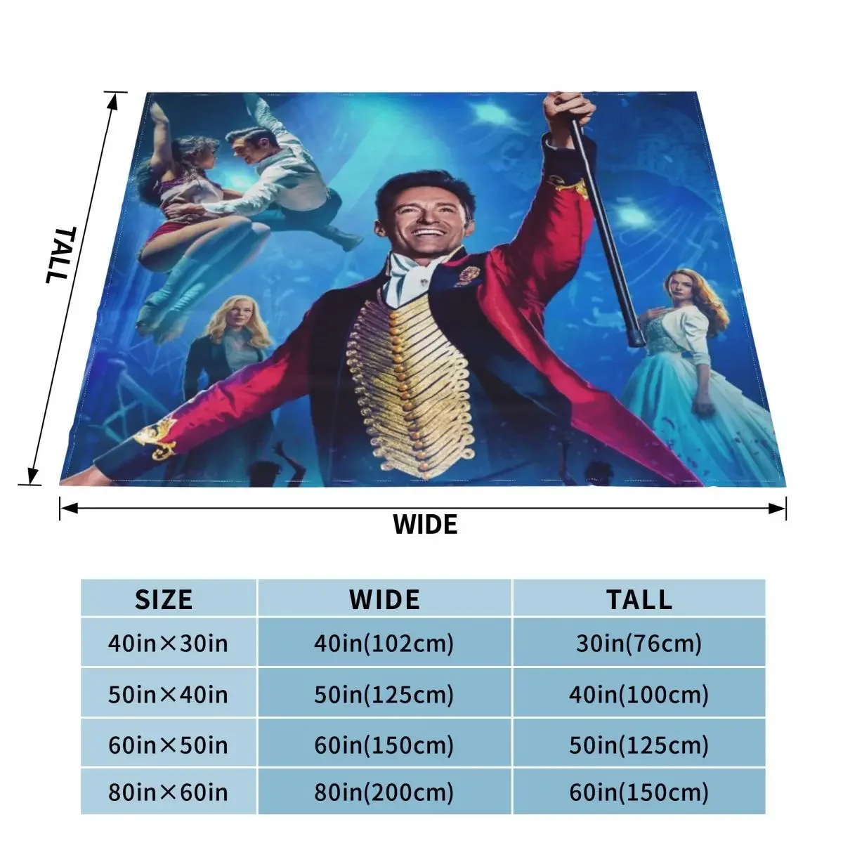 Copy of The Greatest Showman Throw Blanket For Baby blankets and throws Blankets Sofas Of Decoration Blankets