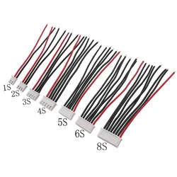 10pcs/lot 1S/2S/3S/4S/5S/6S/8S Lipo Battery Balance Charger Cable For IMAX B6 B8 Connector Plug Balanced Charging Line RC Model