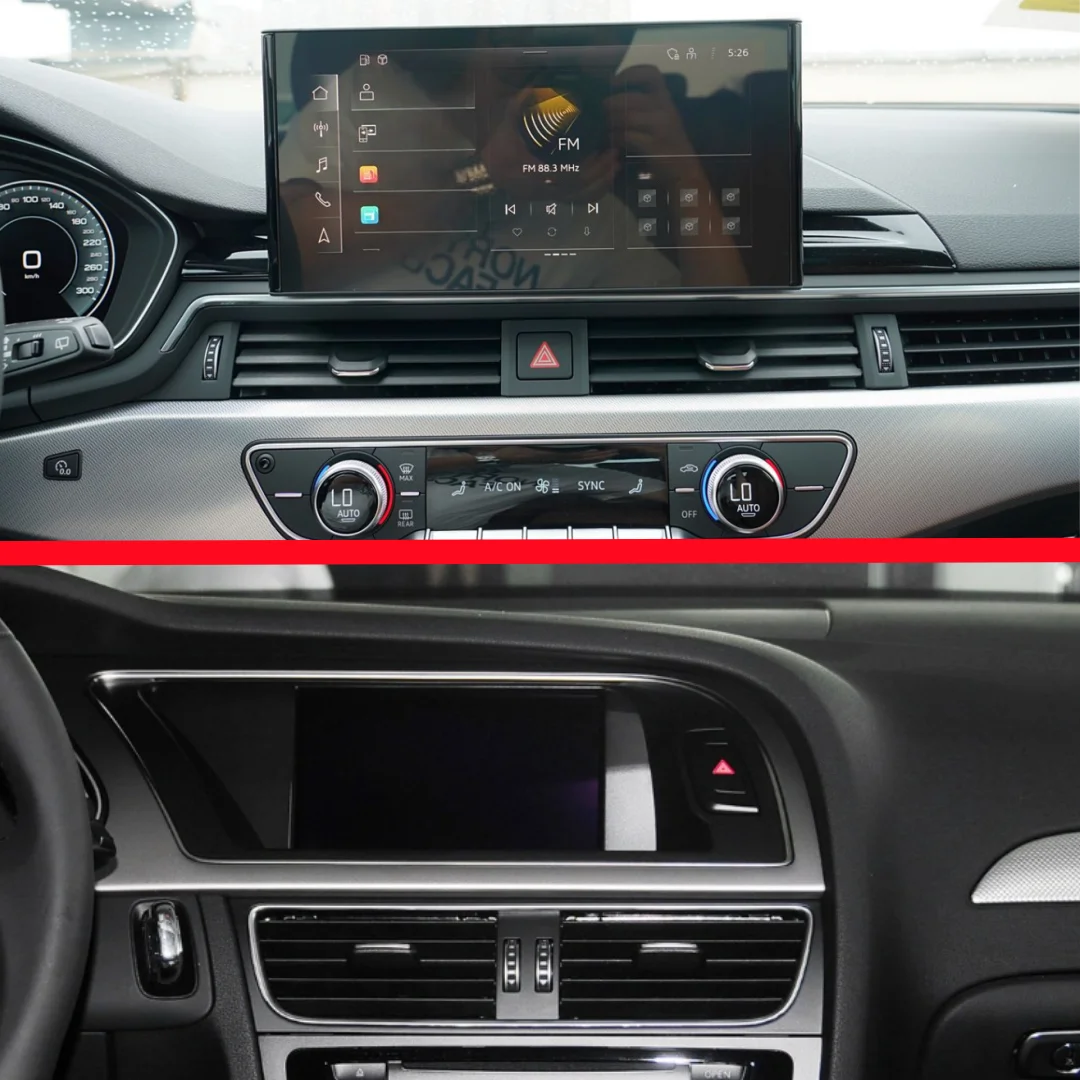 Suitable for 2009-2025 Audi A4, A5 Car Mobile Phone Holder Accessories, Quiet and Stable Mercedes Navigation Phone Holder, Audi A4/A5 Car Accessories