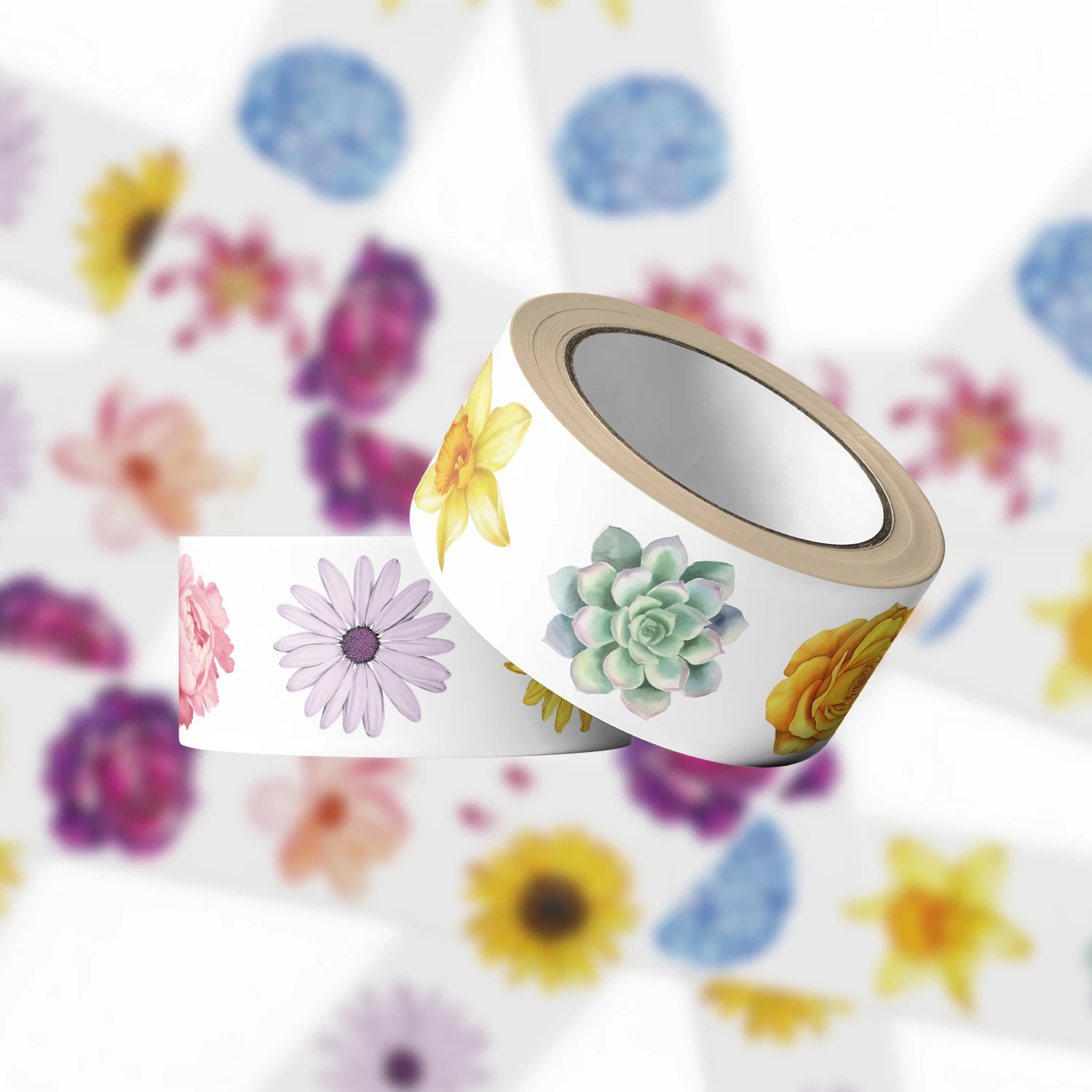 500 pezzi bellissimi cartoni animati serie di fiori succulenti adesivi decorativi giocattoli per bambini adesivi estetici tazza d'acqua chitarra mobile